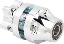 Load image into Gallery viewer, Arlen Ness Front Hub - Cartridge - Chrome - Kit fits Harley-Davidson Softail Low Rider S / ST / El Diablo - Side View