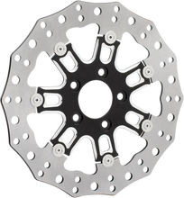 Load image into Gallery viewer, Arlen Ness Front Rotor - 7 Valve - 11.8" - Black 33-10301-202 - Main Product View