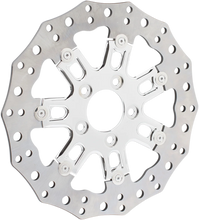 Load image into Gallery viewer, Arlen Ness Front Rotor - 7 Valve - 11.8" - Chrome 33-10302-202 - Main Product View