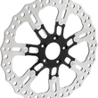 Load image into Gallery viewer, Arlen Ness Front Rotor - 7 Valve - 14" - Black 33-10301-203 - Main Product View
