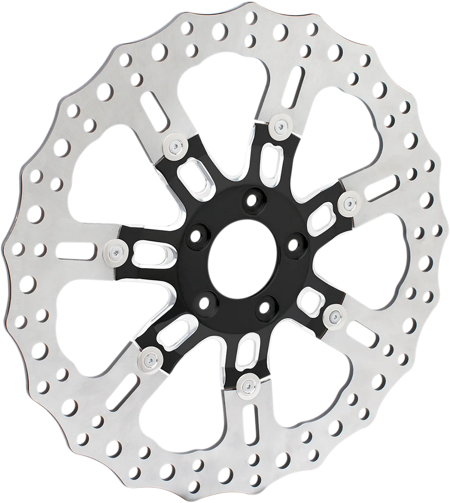 Arlen Ness Front Rotor - 7 Valve - 14" - Black 33-10301-203 - Main Product View