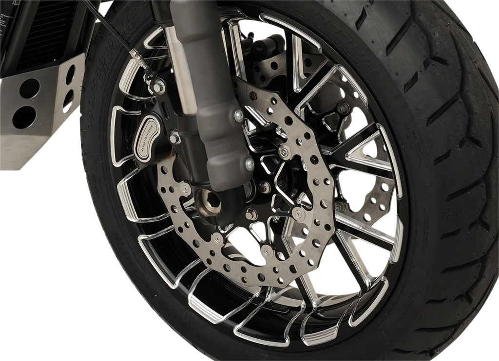 Arlen Ness Front Rotor - Procross - 11.8" - Black 33-10101-202 - Side View