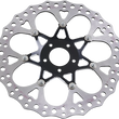 Load image into Gallery viewer, Arlen Ness Front Rotor - Procross - 14" - Black 33-10101-203 - Side View