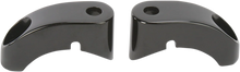 Load image into Gallery viewer, Arlen Ness Front Turn Signal Mounts - 39 mm Forks - Black 12-738 - Main Product View