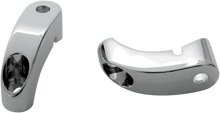 Load image into Gallery viewer, Arlen Ness Front Turn Signal Mounts - 39 mm Forks - Black 12-738 - Side View