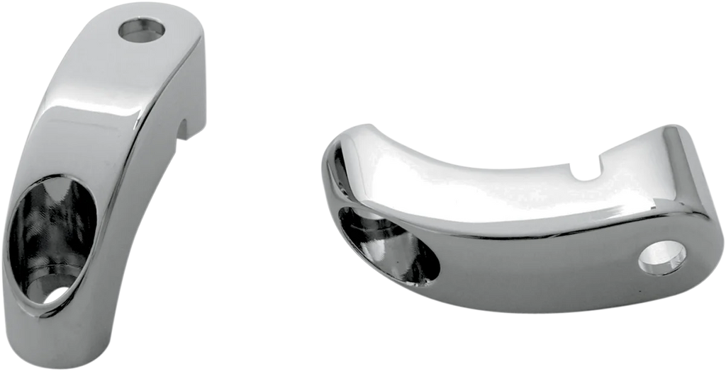 Arlen Ness Front Turn Signal Mounts - 39 mm Forks - Chrome 12-737