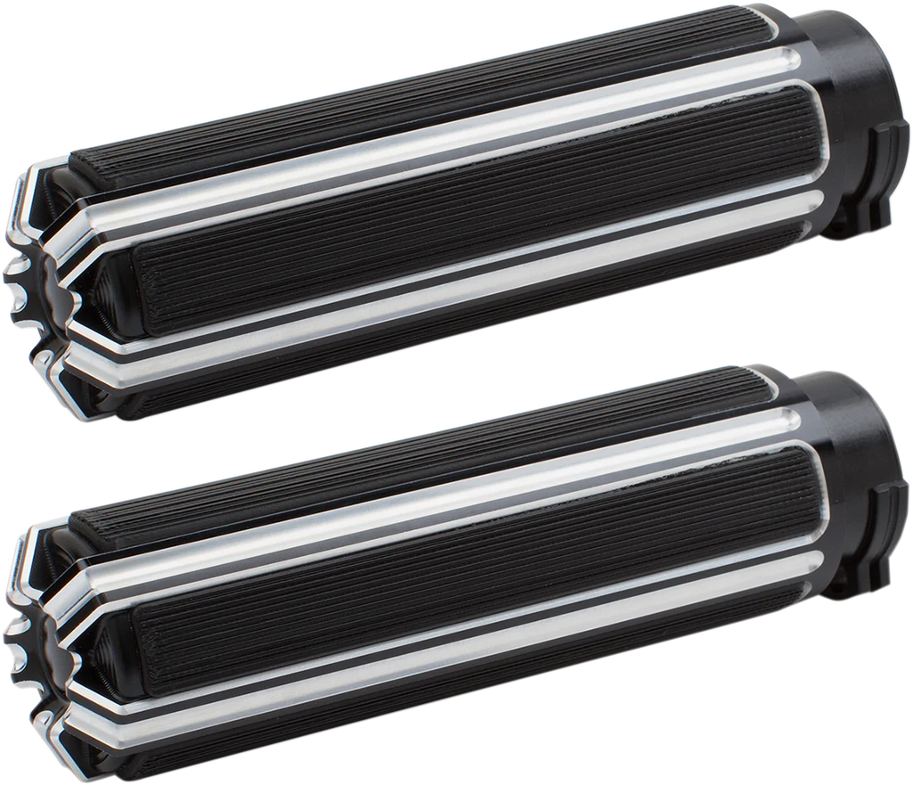 Arlen Ness Grips - 10-Gauge - Cable - Black 07-124 - Main Product View