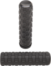 Load image into Gallery viewer, Arlen Ness Grips - Air Trax - TBW - Black 07-352 - Main Product View