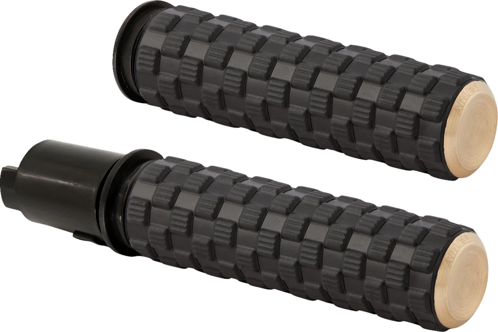 Arlen Ness Grips - Air Trax - TBW - Brass 500-068 - Main Product View