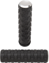 Load image into Gallery viewer, Arlen Ness Grips - Air Trax - TBW - Chrome 07-353 - Side View
