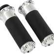 Load image into Gallery viewer, Arlen Ness Grips - Beveled - TBW - Chrome 07-328 - Main Product View