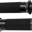 Load image into Gallery viewer, Arlen Ness Grips - Beveled - TBW - Chrome 07-328 - Side View