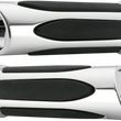 Load image into Gallery viewer, Arlen Ness Grips - Comfort - Deep Cut - Cable - Chrome 07-050