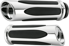 Load image into Gallery viewer, Arlen Ness Grips - Comfort - Deep Cut - TBW - Black 07-053 - Detail View