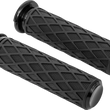 Load image into Gallery viewer, Arlen Ness Grips - Diamond - Cable - Black 500-004 - Main Product View
