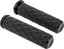 Load image into Gallery viewer, Arlen Ness Grips - Diamond - Cable - Black 500-004 - Main Product View