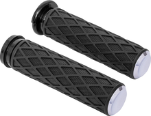 Load image into Gallery viewer, Arlen Ness Grips - Diamond - Cable - Gold 500-014 - Side View