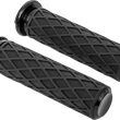 Load image into Gallery viewer, Arlen Ness Grips - Diamond - TBW - Black 500-007 - Main Product View