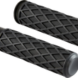 Load image into Gallery viewer, Arlen Ness Grips - Diamond - TBW - Black 500-058 - Main Product View