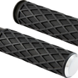 Load image into Gallery viewer, Arlen Ness Grips - Diamond - TBW - Chrome 500-059 - Main Product View
