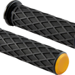Load image into Gallery viewer, Arlen Ness Grips - Diamond - TBW - Gold 500-016 - Main Product View