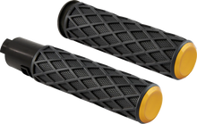 Load image into Gallery viewer, Arlen Ness Grips - Diamond - TBW - Gold 500-060 - Main Product View