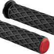 Load image into Gallery viewer, Arlen Ness Grips - Diamond - TBW - Red 500-017 - Main Product View