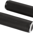 Load image into Gallery viewer, Arlen Ness Grips - Dual Ring - TBW - Black 07-310 - Side View