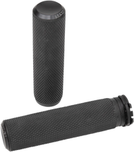 Load image into Gallery viewer, Arlen Ness Grips - Knurled - Cable - Black 07-325 - Main Product View