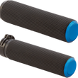 Load image into Gallery viewer, Arlen Ness Grips - Knurled - Cable - Blue 07-335 - Main Product View