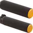 Load image into Gallery viewer, Arlen Ness Grips - Knurled - Cable - Gold 07-337 - Main Product View