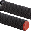 Load image into Gallery viewer, Arlen Ness Grips - Knurled - Cable - Orange 07-304 - Main Product View