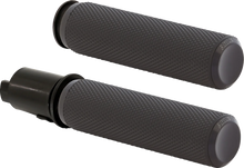 Load image into Gallery viewer, Arlen Ness Grips - Knurled - TBW - Black 500-050 - Main Product View