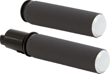 Load image into Gallery viewer, Arlen Ness Grips - Knurled - TBW - Chrome 500-051 - Main Product View