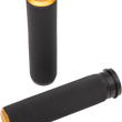 Load image into Gallery viewer, Arlen Ness Grips - Knurled - TBW - Gold 07-347 - Main Product View