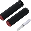 Load image into Gallery viewer, Arlen Ness Grips - Knurled - TBW - Red 07-346 - Main Product View