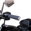 Load image into Gallery viewer, Arlen Ness Grips - Knurled - TBW - Titanium 07-348 - Side View