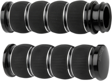 Load image into Gallery viewer, Arlen Ness Grips - Ring Leader - TBW - Black 07-315 - Main Product View
