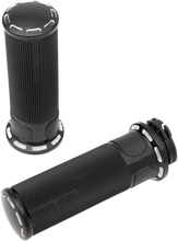 Load image into Gallery viewer, Arlen Ness Grips - Slot Track - Cable - Black 07-301 - Main Product View