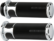 Load image into Gallery viewer, Arlen Ness Grips - Slot Track - Cable - Chrome 07-300 - Side View