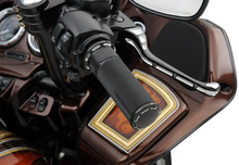 Load image into Gallery viewer, Arlen Ness Grips - Slot Track - TBW - Black 07-303 - Side View