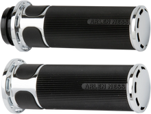 Load image into Gallery viewer, Arlen Ness Grips - Slot Track - TBW - Chrome 07-302
