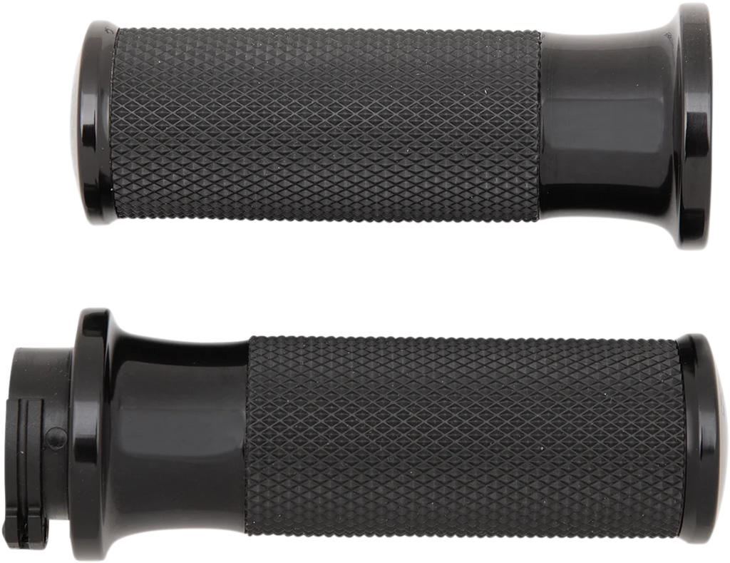 Arlen Ness Grips - Smoothie - Cable - Black 07-321 - Main Product View