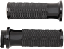 Load image into Gallery viewer, Arlen Ness Grips - Smoothie - Cable - Black 07-321 - Main Product View