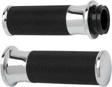 Load image into Gallery viewer, Arlen Ness Grips - Smoothie - Cable - Black 07-321 - Side View