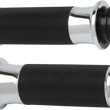 Load image into Gallery viewer, Arlen Ness Grips - Smoothie - Cable - Chrome 07-320 - Main Product View
