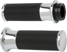 Load image into Gallery viewer, Arlen Ness Grips - Smoothie - TBW - Chrome 07-322 - Main Product View