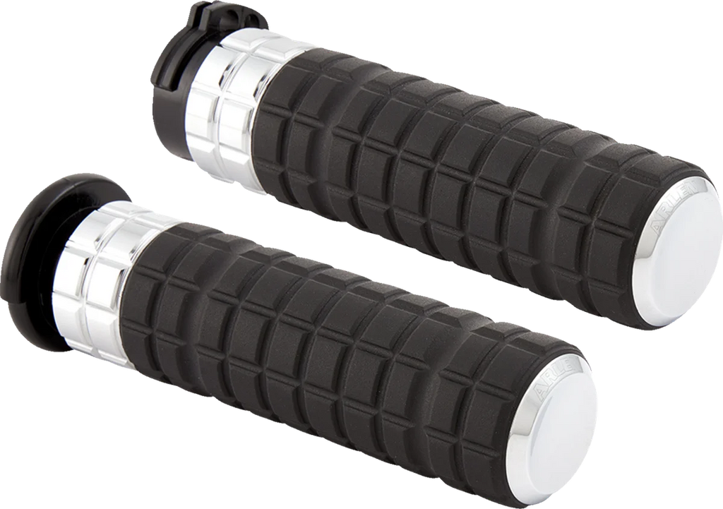 Arlen Ness Grips - SpeedLiner - Cable - Black 500-000 - Side View