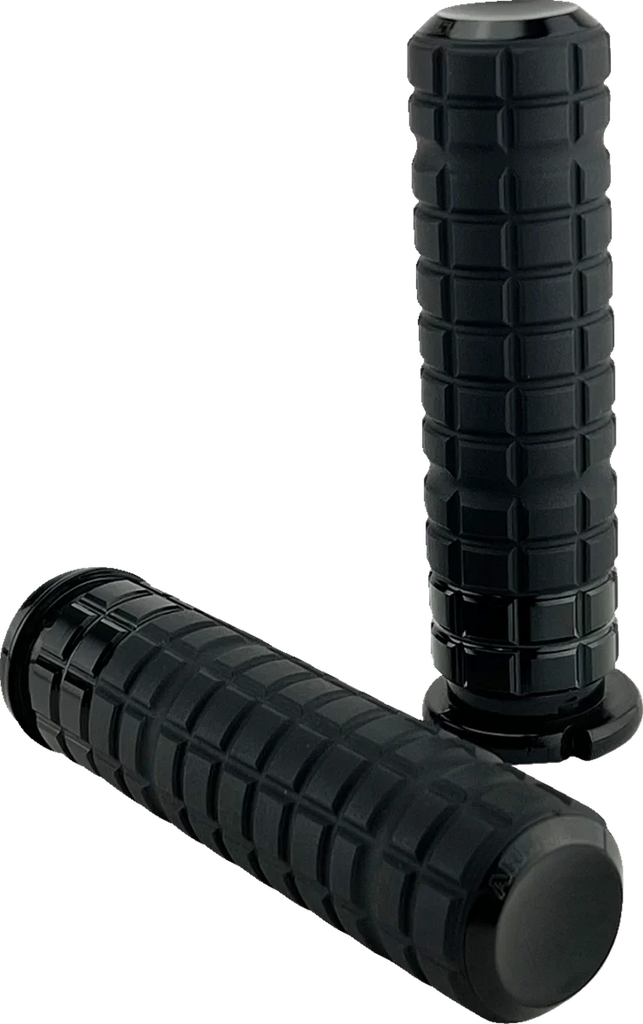 Arlen Ness Grips - SpeedLiner - TBW - Black 500-002 - Side View
