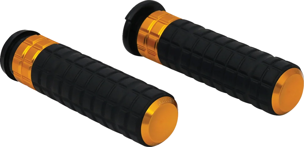 Arlen Ness Grips - SpeedLiner - TBW - Gold 500-064 - Main Product View